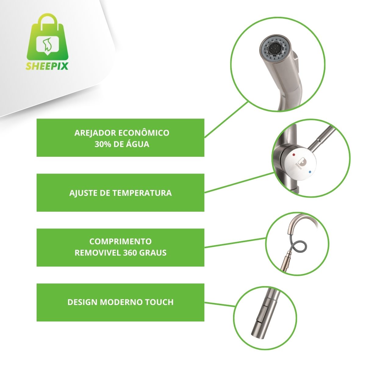 78a969a39208715f8bf2f30bebdd3480.jpg Torneira Gourmet Monocomando Touch Escovado - Imagem 6