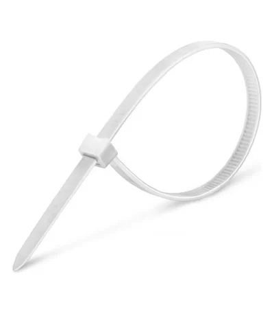 ABRAÇADEIRA EM NYLON BRANCO 380X4,8CM 100un