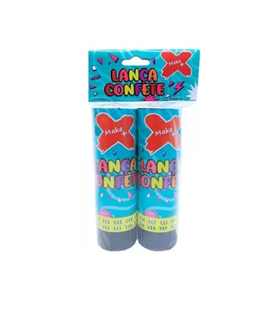 Lança Confete de Mola 15cm c/2