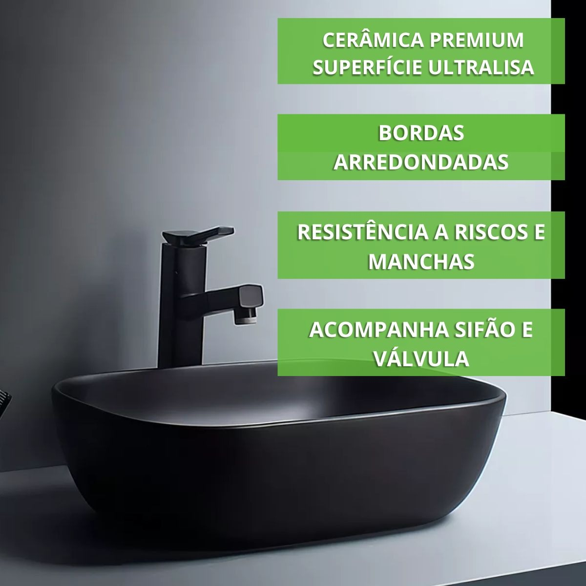 cb728db26126d8185b6ce7e74c674078.jpg Cuba Cerâmica Retangular Preto 50.5X39.5X13cm - Imagem 6