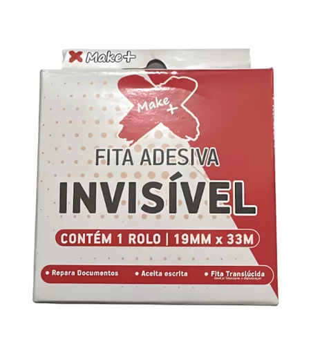 Fita Adesiva Invisível 19mmX33m