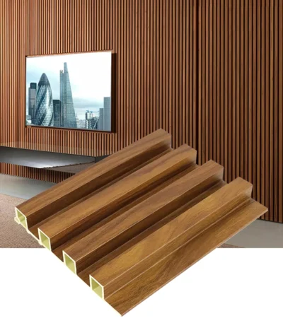 Painel Ripado WPC Marrom Escuro 219X26x2900mm
