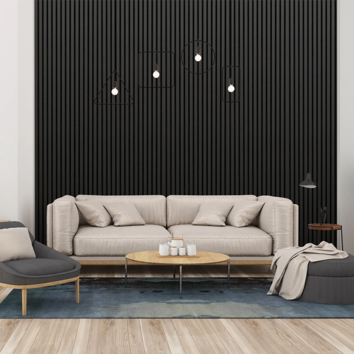 preto_2_801ca737-2ff6-460d-8e81-9c7f0cfab580 Painel Ripado WPC Preto Make Decor - Imagem 5